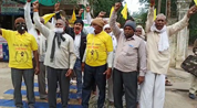 राष्ट्रीय किसान मजदूर मोर्चा महासंघ ने भुख हड़ताल कर सरकार के खिलाफ जमकर किया प्रदर्शन..
