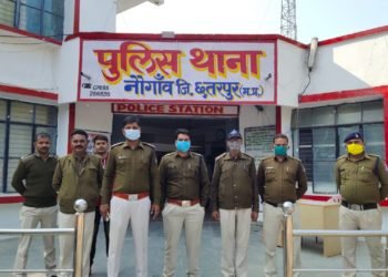 नोगांव को पुलिस ने भदेसर के जंगल से हत्या के 4 आरोपी को किया  गिरफ्तार।
