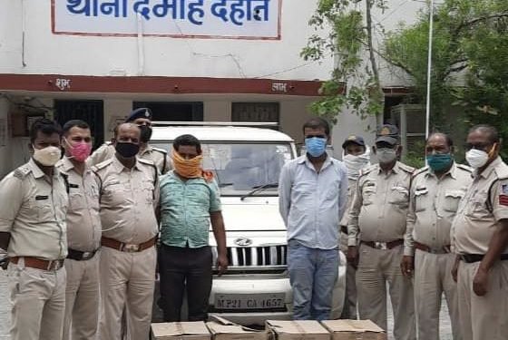 थाना दमोह देहात पुलिस की 24 घंटे के भीतर दूसरी बडी कार्यवाही।