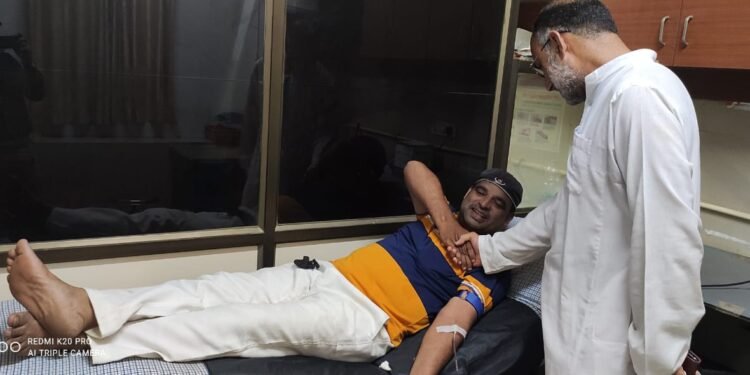 इंसानियत की मिसाल पेश की धार के ब्लड मेन के नाम से पहचाने जाने वाले शहजाद स्टील ने..