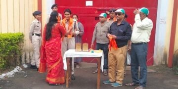 अन्नपूर्णा रोगी सेवा व  पारमार्थिक संस्थान द्वारा बंदी भाइयों के साथ रक्षा बंधन बनाया।