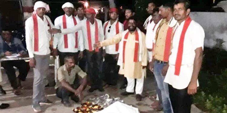 नशा विरोधी जन आंदोलन के तहत एक बार फिर पकड़ी अवैध शराब।