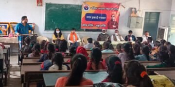 अभाविप कार्यकर्ताओं ने भारत रत्न डा. बाबा साहेब भीमराव अम्बेडकर के पुण्यतिथि को समरसता दिवस के रूप में मनाया।