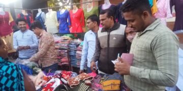 नगर पालिका धरमपुरी ने पॉलीथीन जप्त कर की चालानी कार्यवाही।
