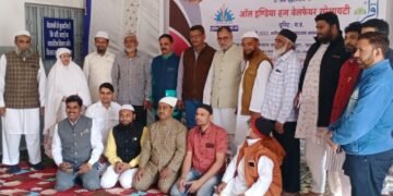 धार जिले के नालछा में हुआ समाज सेवियों का सम्मान।