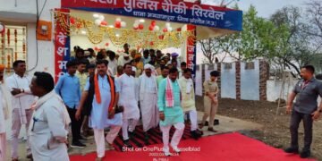 सिरवेल मे पर्यटन पुलिस चौकी का सांसद गजेंद्र सिंह पटेल ने किया लोकार्पण