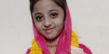 तपती गर्मी में 8 साल की अलशिफा मनिहार ने रखा अपना पहला रोजा।