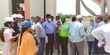 विश्व बैंक के प्रतिनिधि मंडल ने धरमपुरी सीवरेज परियोजना के कार्यों का निरीक्षण किया।