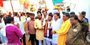 धार : जनजाति सुरक्षा मंच की डीलिस्टिंग महारैली का भाजपा द्वारा भव्य स्वागत किया।