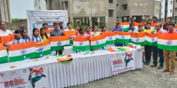 गुना जिले के 25000 घरों में तिरंगा लगाने चलेगा अभियान।
