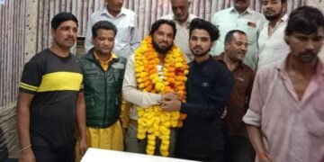 #dhar : मानवाधिकार सहायता संघ, धार द्वारा प्रदेश मीडिया प्रभारी का स्वागत किया गया।