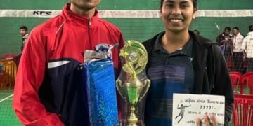 अन्तर राज्य स्तरीय बैडमिंटन स्पर्धा झाबुआ में शिवानी चौधरी ने जीता महिला एकल वर्ग का खिताब, पैरा बैडमिंटन खिलाड़ी राहुल ने स्पर्धा में हार कर भी जीता झाबुआ के दर्शकों का दिल