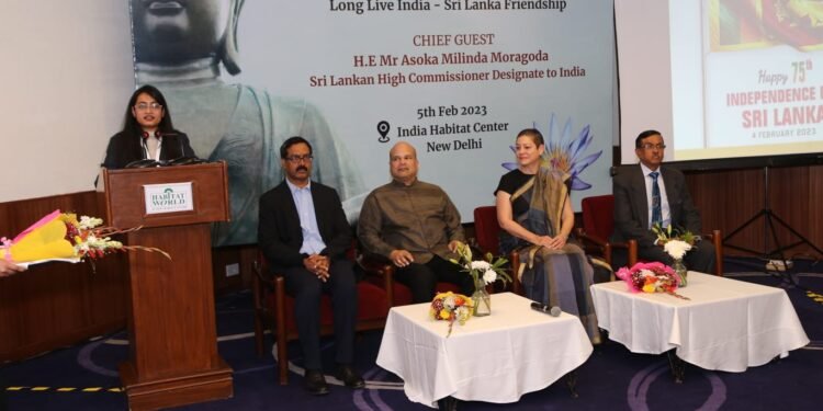 धार की  छवि तिवारी ने श्रीलंका के उच्चायुक्त के साथ दिल्ली में श्रीलंका राष्ट्रीय दिवस मनाया।