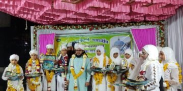 #धार : मदरसा फैजाने ग्यासुद्दीन सुद्दीन द्वारा जश्ने नशरह का आयोजन किया गया।