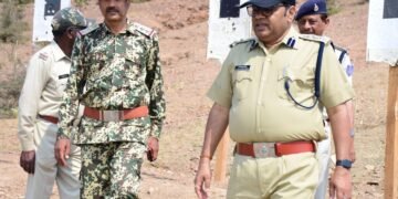 दमोह जिला पुलिस बल की 2022-23 की वार्षिक चांदमारी का हुआ समापन।
