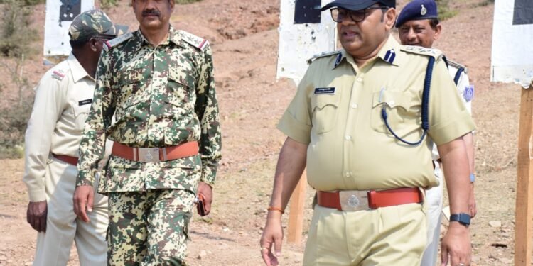 दमोह जिला पुलिस बल की 2022-23 की वार्षिक चांदमारी का हुआ समापन।