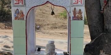 मड़ियादो पुलिस ने सुलझाई शिवलिंग मुर्ती तोड़ने की गुत्थी।