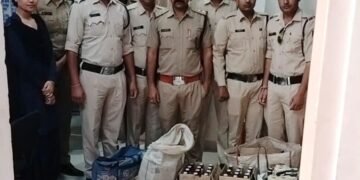 थाना प्रभारी विजय राजपूत के नेतृत्व में कोतवाली पुलिस की बड़ी कार्यवाही।