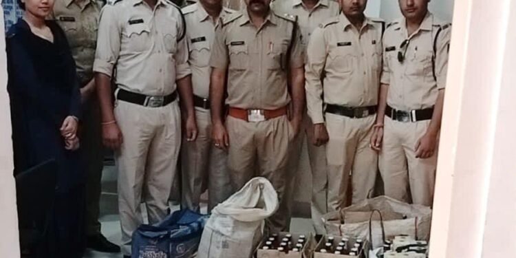 थाना प्रभारी विजय राजपूत के नेतृत्व में कोतवाली पुलिस की बड़ी कार्यवाही।
