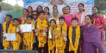 म.प्र मिनी एवं सब जूनियर रैंकिंग बैडमिंटन स्पर्धा महू में धार के शटलरो का दबदबा कायम।