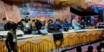 उर्स के पांचवी रात्रि में हुआ जवाबी कव्वाली का आयोजन, कव्वाली की धूम में झूम उठे श्रद्धालु।