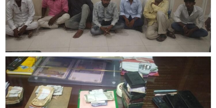 सायबर सेल धार एवं थाना मनावर पुलिस की अवैध सट्टा/जुआ पर बडी कार्यवाही।