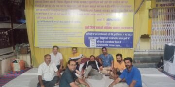 #धार : अनिश्चिकालीन उपवास का सातवां दिन : कुक्षी जिला बनाने की मांग..
