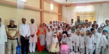 कुरआन का नाज़रा मुकम्मल होने पर इस्तकबालिया कार्यक्रम का आयोजन