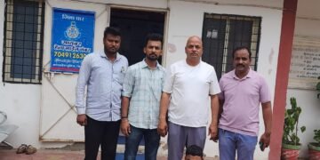 अपहरण व बलात्कार के प्रकरण मे पुलिस हिरासत से फरार आरोपी गोलु भुरिया सायबर क्राईम ब्रांच धार की गिरफ्त मे..