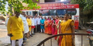 श्री अग्रसेन जयंती पर मध्यप्रदेश अग्रवाल महासभा जिला धार ने  11 यूनिट रक्तदान भी किया।