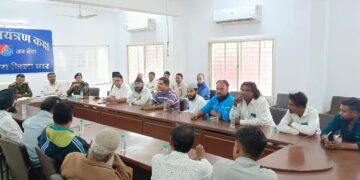 Dhar : धर्म प्रमुखों को बताया 55 डेसिबल से अधिक नहीं होगी लाउड स्पीकर की आवाज