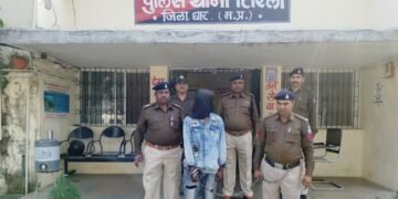 सायबर सेल धार एवं थाना तिरला पुलिस द्वारा इन्दौर-अहमदाबाद राजमार्ग पर तिरला फाटे के पास हुई लूट का पर्दाफाश किया।