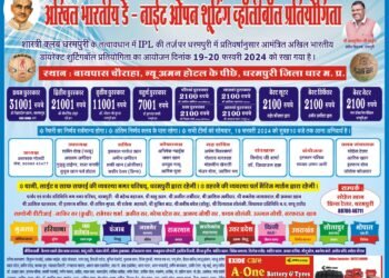 Dharmpuri : आज से नगर में होगा दो दिवसीय ओपन शूटिंग व्हाँलीबॉल प्रतियोगिता का आयोजन, कई राज्यों की टीम होगी शामिल।