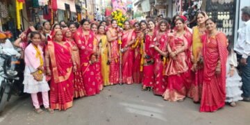 DHAR : पालकी में निकले भगवान सत्यनारायण, राठौर समाज का अन्नकूट महोत्सव संपन्न।
