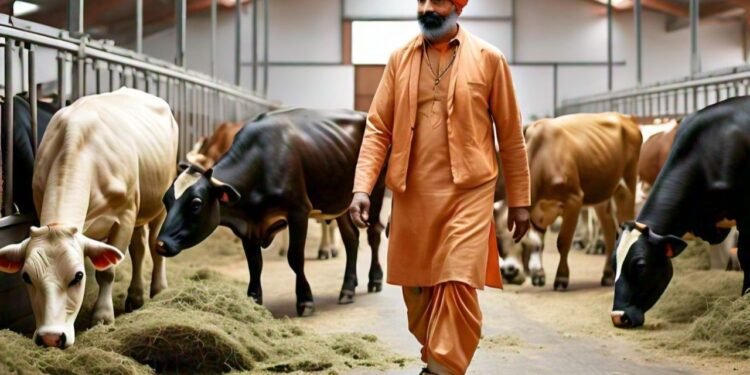 DHAR : पशुपालन विभाग की एक वर्ष की उपलब्धियों पर जिले में हुए समग्र विकास का परिदृश्य।