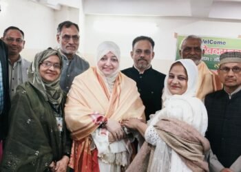 Delhi : सामाजिक कार्यकर्ता एमन रिज़वी खिदमतगार मीट दिल्ली की मेहमान बनी।