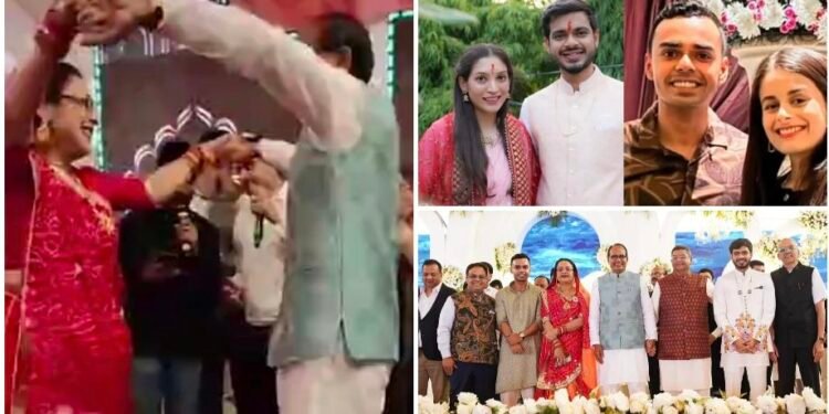 MP : केंद्रीय कृषि मंत्री शिवराज सिंह चौहान के दोनों बेटों की शादी के लिए जैत में भव्य आयोजन, शिवराज ने पत्नी साधना के साथ गीत गाकर मेहमानों को मोहित किया।