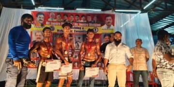 INDORE : नेहरू स्टेडियम में बॉडीबिल्डिंग और मेंस फिजिक प्रतियोगिता, खिलाड़ियों ने जीते कई मेडल…