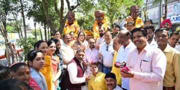 DHAR : शहीद दिवस पर भाजपा ने स्वतंत्रता संग्राम सेनानी भगत सिंह, राजगुरु और सुखदेव को श्रद्धांसुमन अर्पित किए..