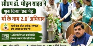BHOPAL : विश्व पर्यावरण दिवस 2026 : सीएम डॉ. मोहन यादव ने किया “एक पेड़ माँ के नाम 2.0” अभियान का शुभारंभ, 500 बावड़ियों के दस्तावेजों का विमोचन..