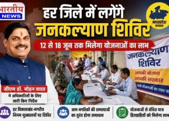 हर जिले में लगेंगे जनकल्याण शिविर : 12 से 18 जून तक मिलेगा योजनाओं का लाभ, सीएम डॉ. मोहन यादव ने जारी किए निर्देश..