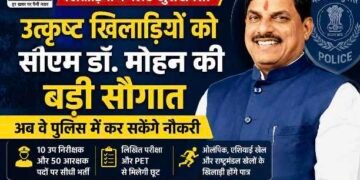 MP Police Recruitment 2026 : उत्कृष्ट खिलाड़ियों को बड़ी सौगात, मध्यप्रदेश पुलिस में फिर शुरू होगी सीधी भर्ती..
