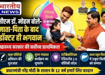 स्वास्थ्य सरकार की सर्वोच्च प्राथमिकता : सीएम डॉ. मोहन यादव बोले- माता-पिता के बाद डॉक्टर ही भगवान, प्रदेशभर में शुरू हुआ पल्स पोलियो अभियान..