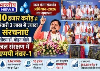 राजगढ़ में जल गंगा संवर्धन अभियान-2026 का समापन: 10 हजार करोड़ से 3.62 लाख जल संरचनाओं का पुनरोद्धार..