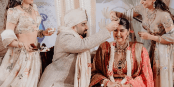 अंशुला कपूर की हुई रोहन ठक्कर से शादी:सौतेली बहनों जान्हवी-खुशी ने निभाईं रस्में, मंडप के पास रखी दिवंगत मां की तस्वीर, अर्जुन कपूर हुए भावुक