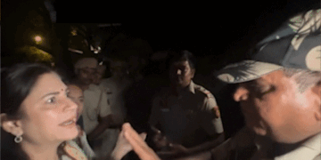 CJP प्रदर्शन में मौत के दावे पर भड़कीं कुणिका सदानंद:बोलीं- गलत-गलत बात मत फैलाइए; एक्ट्रेस की पुलिस से बहस भी हुई