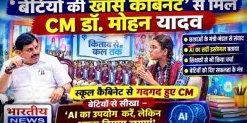 बेटियों की कैबिनेट’ से मिले CM डॉ. मोहन यादव, छात्राओं को बताया AI का सही इस्तेमाल और सफलता का मंत्र