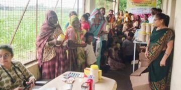 DHAR : खानपुरा में IDSSS संस्था और स्वास्थ्य विभाग का निःशुल्क स्वास्थ्य शिविर, 100 मरीजों को मिला उपचार का लाभ..