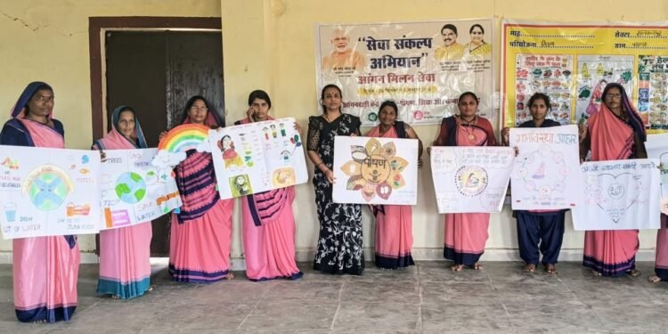 सलकनपुर सेक्टर में ‘आंगन मिलन’ कार्यक्रम, नारी शक्ति का सम्मान और पोषण जागरूकता का दिया संदेश..